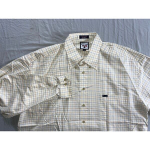 Faconable USA Made Vintage Long Sleeve Button Front Sport Shirt. 2XL, EUC!!